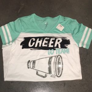 Justice Go Team Cheer Shirt